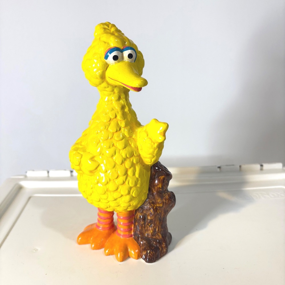 Vintage Gorham Sesame Street Big Bird Ceramic Figurine Made in Japan 7.5"